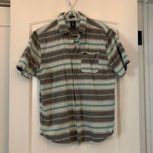 Men’s Volcom Striped Button-up Shirt